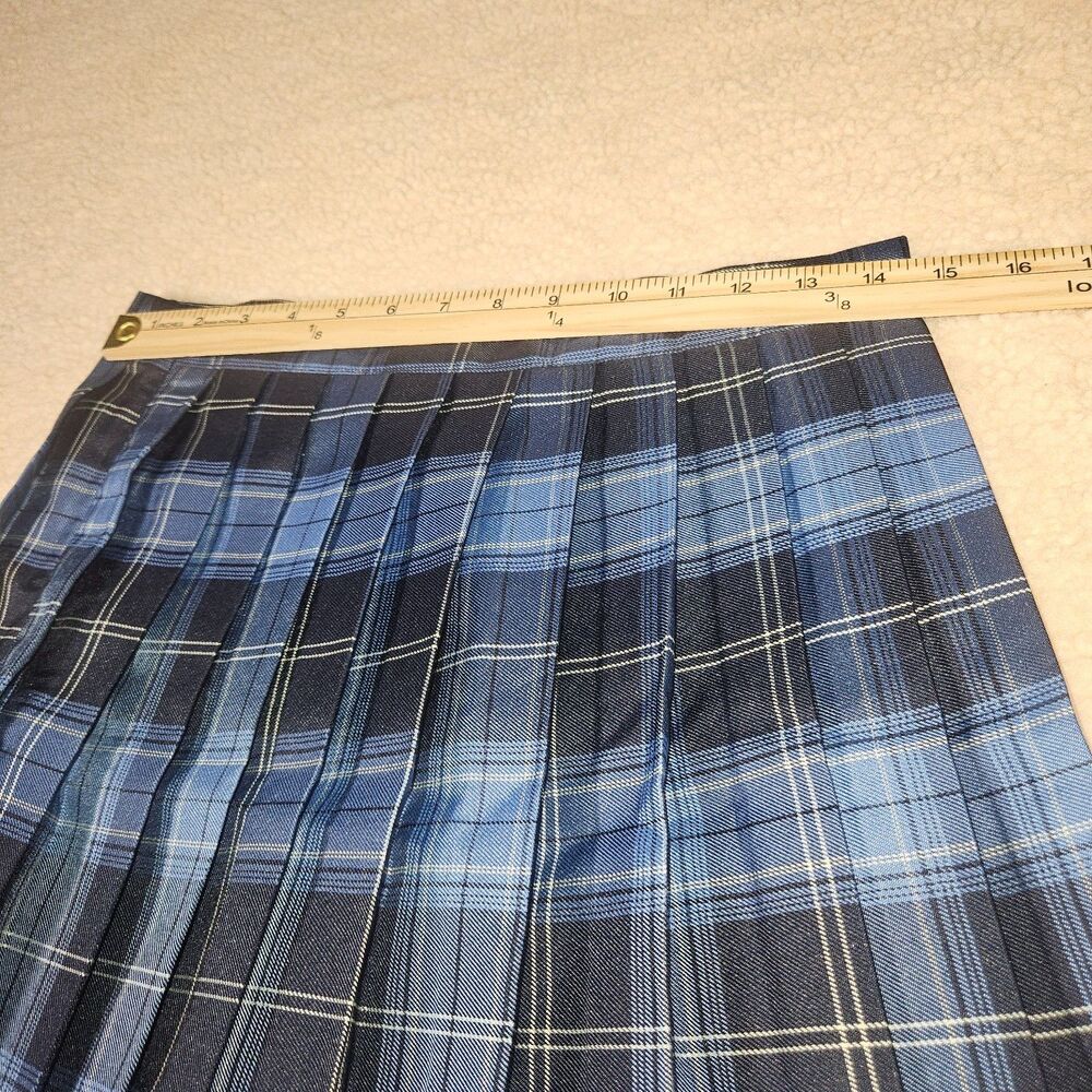 Urban CoCo‎ Blue Plaid Pleated Mini Skirt Womens Medium Y2K Schoolgirl Tennis